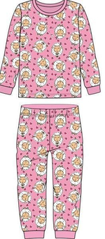 Пижама для девочки р-р 92-52 розовый