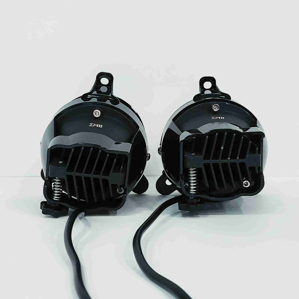 WD-068 / Противотуманные фары светодиодные автомобильные LED ЛИНЗЫ, туманки ГАЗель Бизнес / Соболь, 80Вт 12В , led дхо для авто Лада / лед ПТФ Соболь, (2 шт. / комплект) K-3