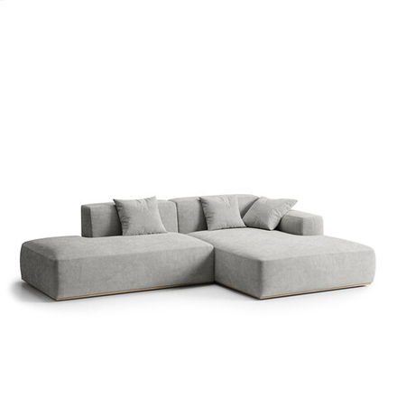 3-х местный нераскладной диван с кушеткой SAGA 012/021