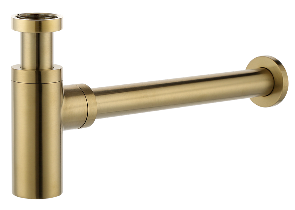 Сифон МЕТАЛЛ. (МАТ. ЗОЛОТО) GANZER (20/1шт)