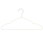 Плечики металлические нескользящие с полимерным покрытием 7шт «ТАРТИТАН», цвет белый, 41см (лейбл Селфи)