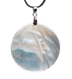 ШК-55/ 63-A Кулон из перламутра «Кот»