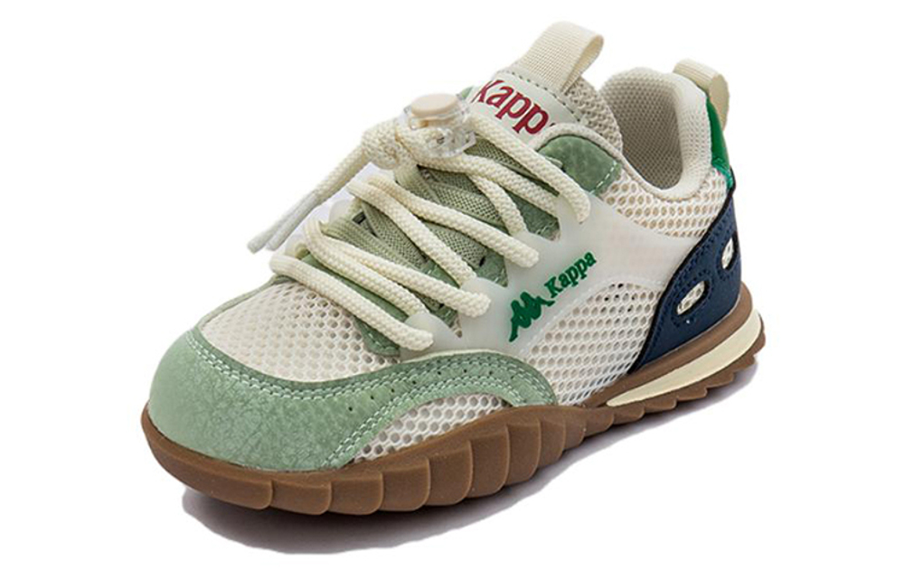 Children's KAPPA KIDS Kappa breathable, comfortable and lightweight children's casual shoes green and blue