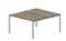 Составной стол Strike на 2 рабочих места 1380х1566х750мм (меламиновые аутлеты)
