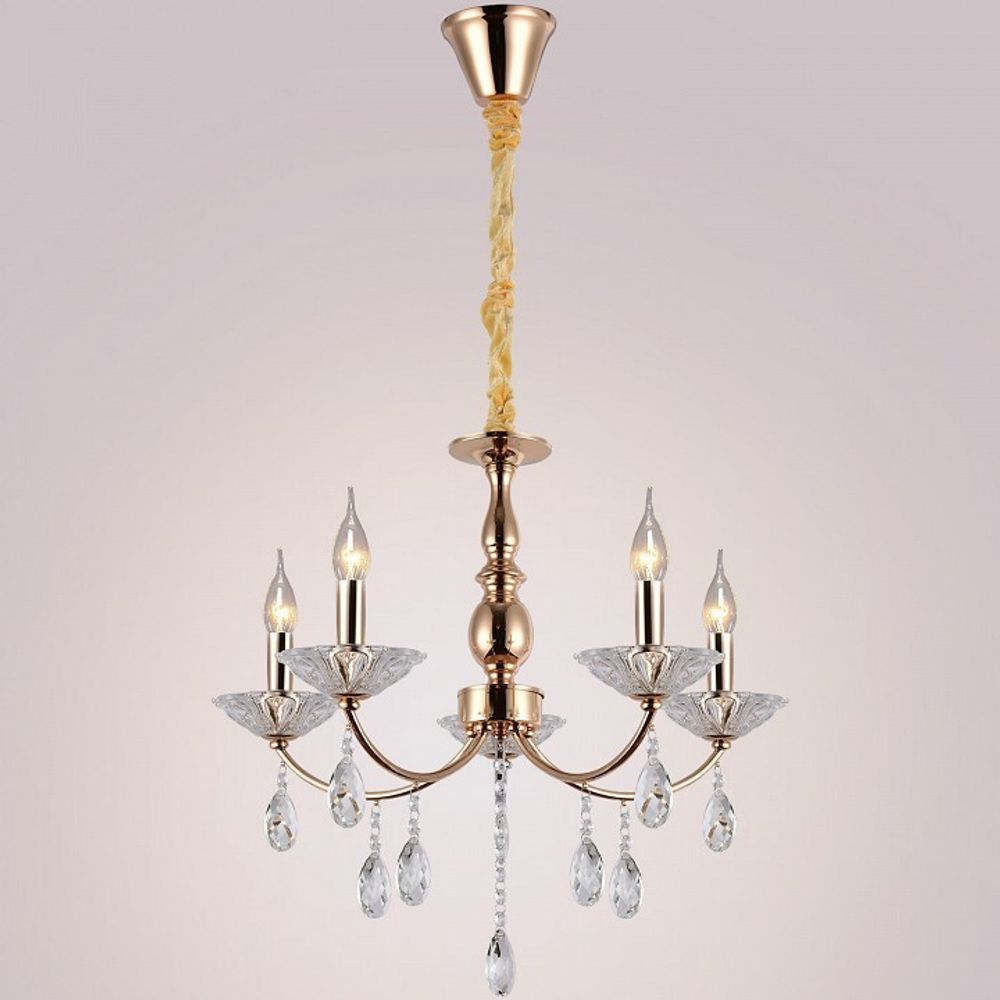 Подвесная люстра ILLUMICO  IL1242-5PPA-29 GD