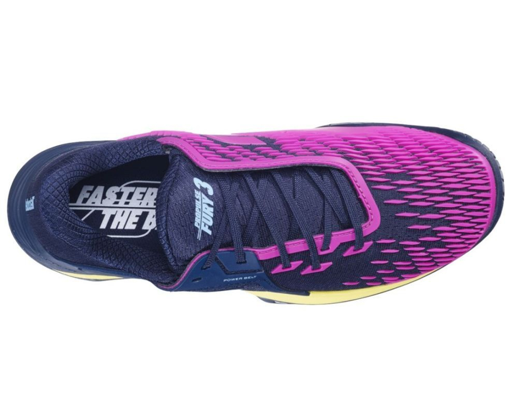 Мужские кроссовки теннисные Babolat Propulse Fury 3 All Court Men - небесный, Розовый