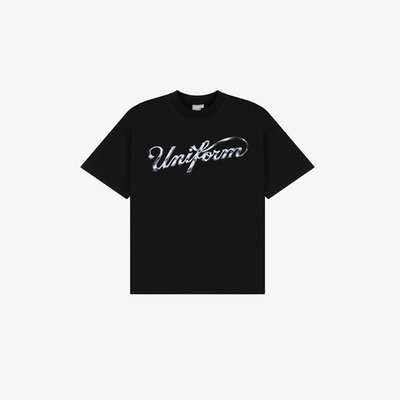 Футболка UNIFORM Heavy Baseball Chrome черный