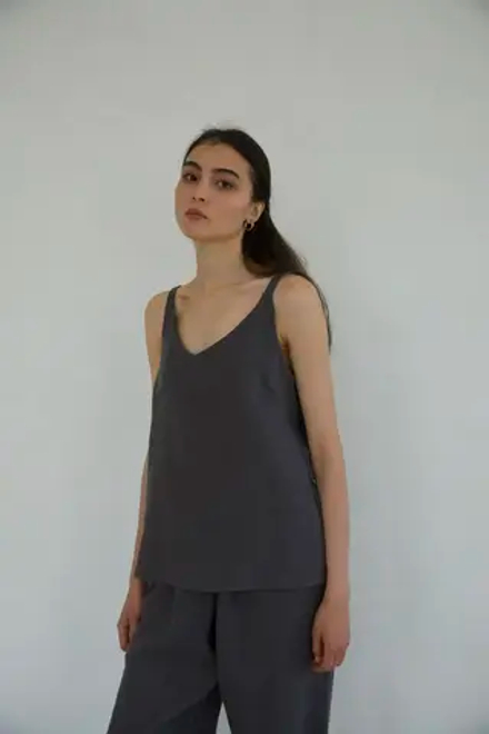 Топ домашний из умягчённого льна 100%