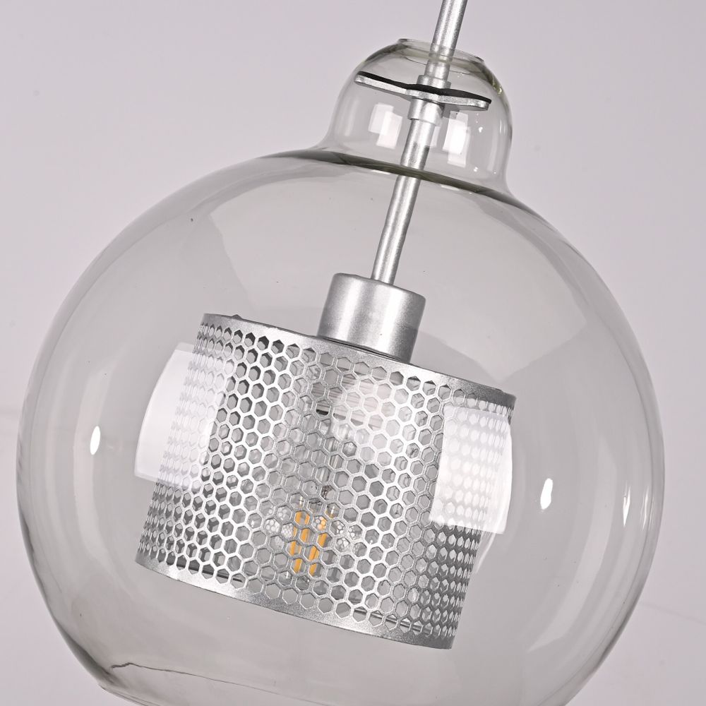 Подвесной светильник CATCH F pear silver D30