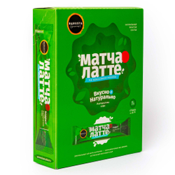 Матча латте на кокосовом молоке (напиток сухой растворимый), 140г (20г*7шт)