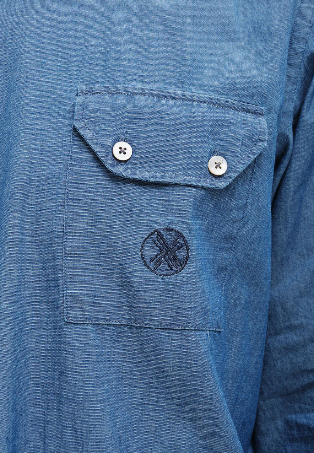 Рубашка мужская Denim LIGHT BLUE