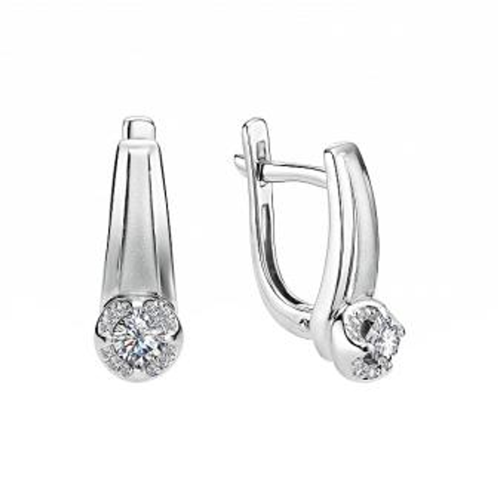 Серьги из золота с бриллиантами