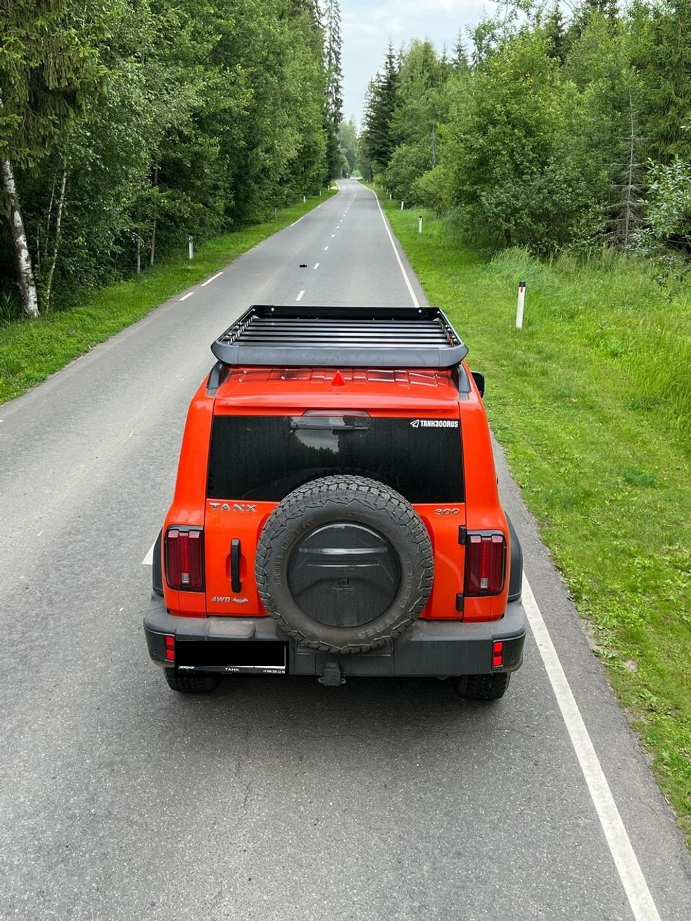 Корзина багажная, алюминиевая LUX для TANK-300 1770х1210мм