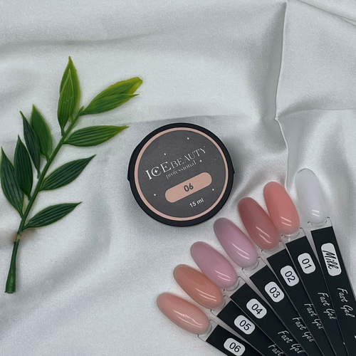 IceBeauty Fast gel 06 Beige, 15 мл