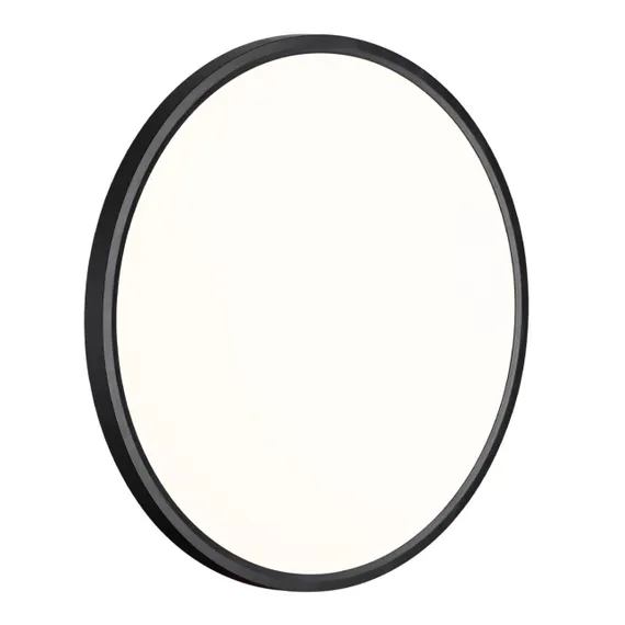 7660/40L MITRA LED SN 087 Светильник пластик/белый/черный LED 40Вт 3000/4000K D495 IP40 ALFA BLACK
