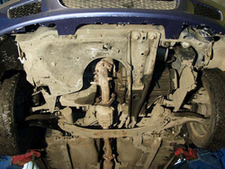 Защита картера и КПП Sheriff для Mazda Premacy (CP) 1999-2005 арт.12.0223