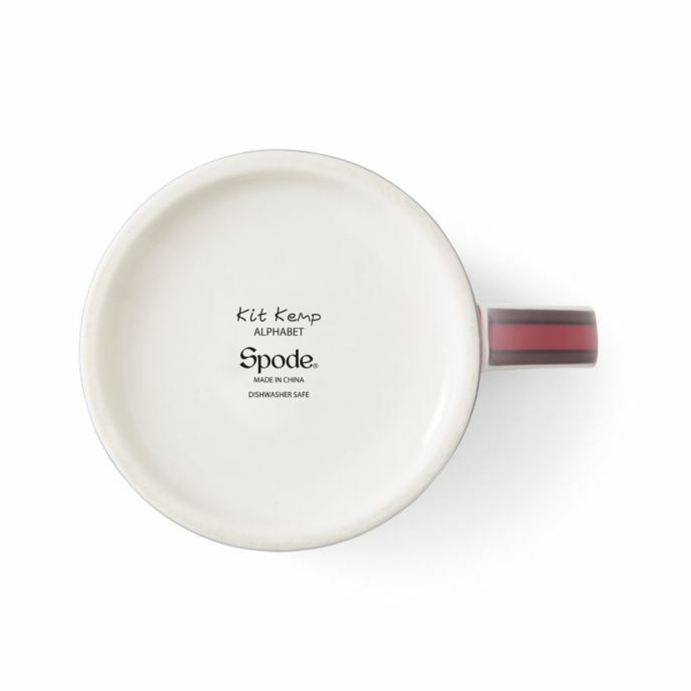 Spode - Набор кружка Kemp Alphabet 340мл А / артикул   KKAA8975-XG  / GTIN 749151786387