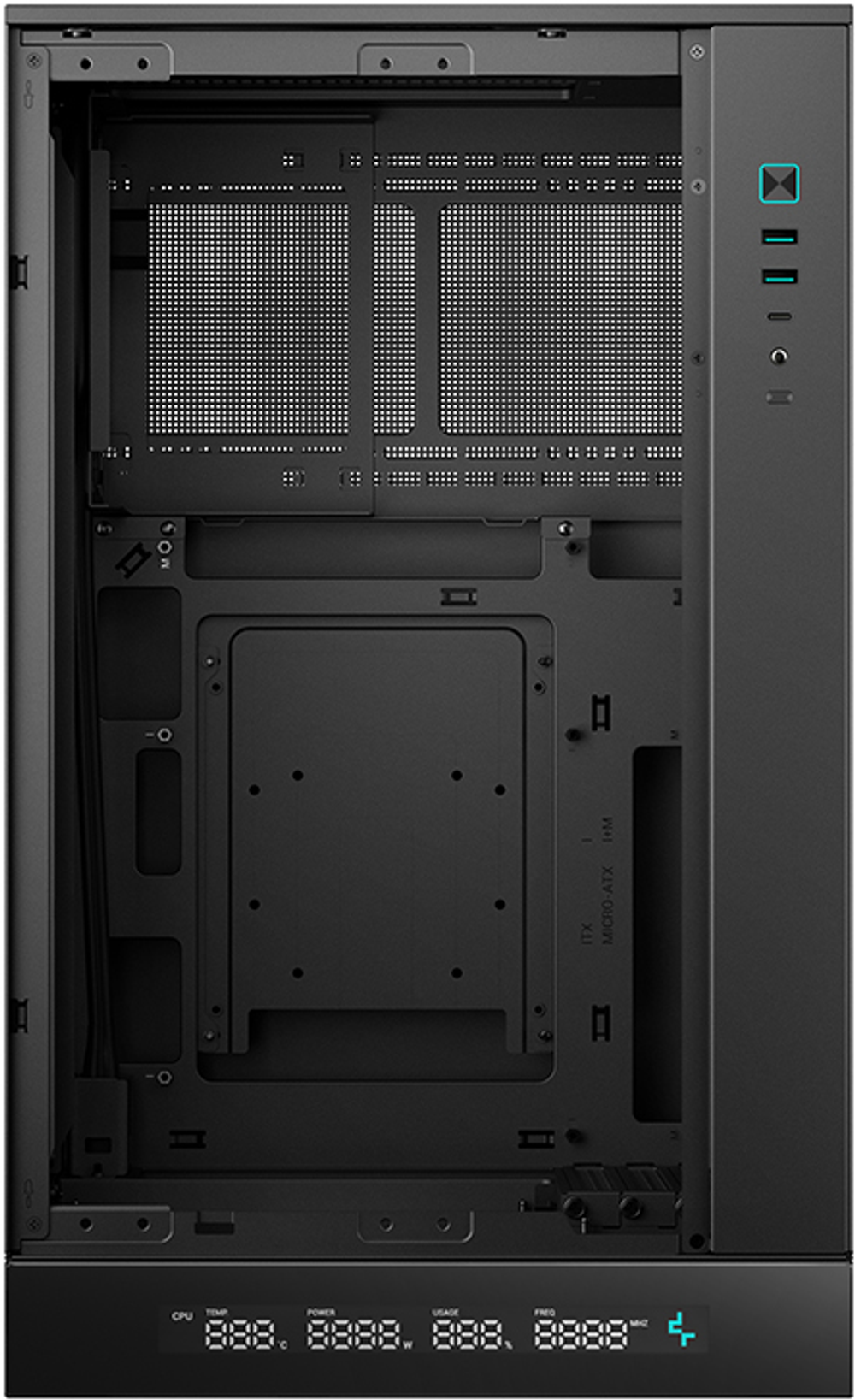 Корпус mATX Deepcool CH270 DIGITAL
