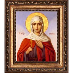Галина Коринфская Святая мученица. Икона на холсте.