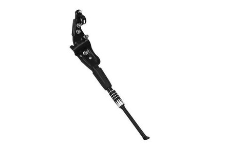 Подножка алюм. HX-Y13-33 black 26"-29", на 2 пера, черная