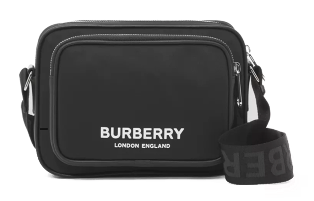 Burberry logo-print shoulder bag