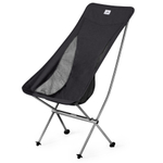 Кресло туристическое Naturehike Stellaluna L04 складное, черное, высокая спинка, до 150 кг, артикул CNK2450JJ015-BL Под заказ.