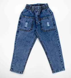 джинсы Большие карманы 3975