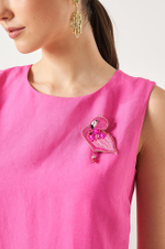 8365 Брошь (фуксия)