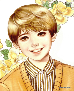 Boy's Love Letter. Coloring Book