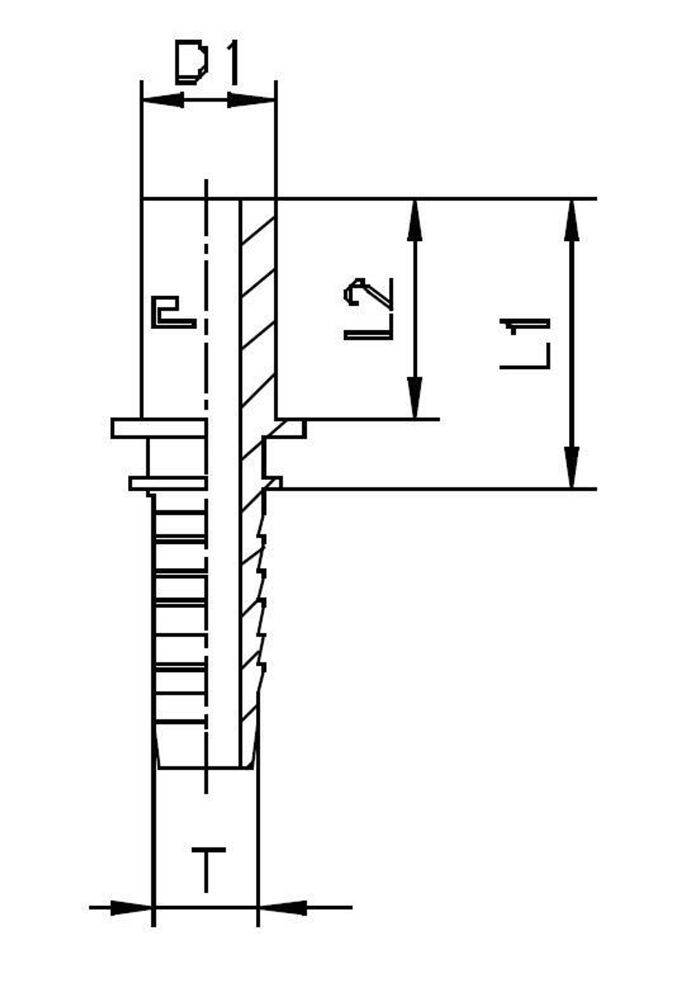 Фитинг DN 06 BEL (Ш) 12