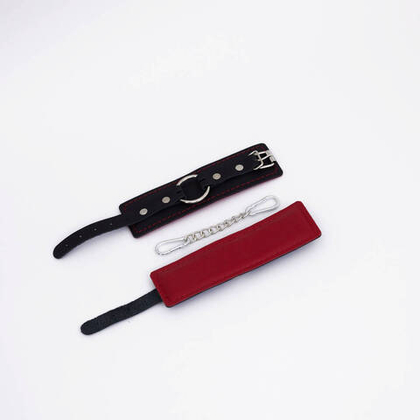 Crazy Hand Made - Наручники чёрно-красные