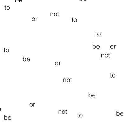 to be or not to be