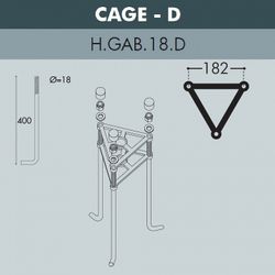 Фонарный столб Fumagalli Beppe P50.372.000.LXD6L