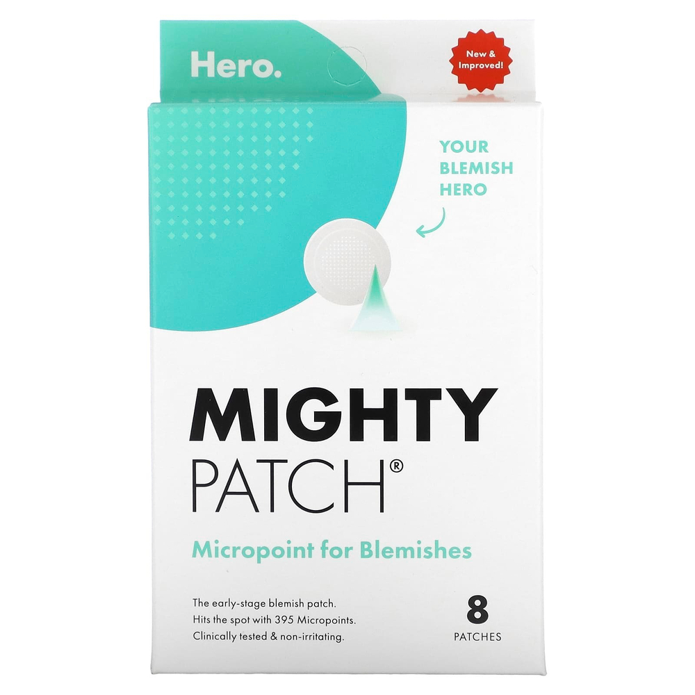 Hero Cosmetics, Mighty Patch, Micropoint для высыпаний, 8 патчей