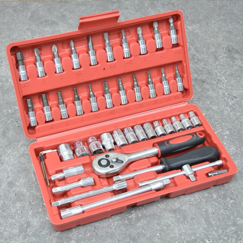 Набор инструментов в кейсе, 46 предметов