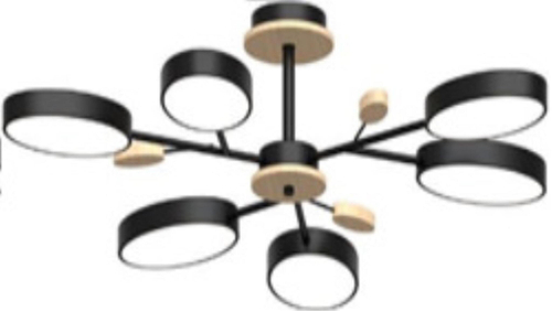 Потолочный светодиодный светильник LED4U L3220-830 BK