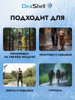 Водонепроницаемые носки DexShell Ultra Thin Crew оливковый/зеленый S (36-38)