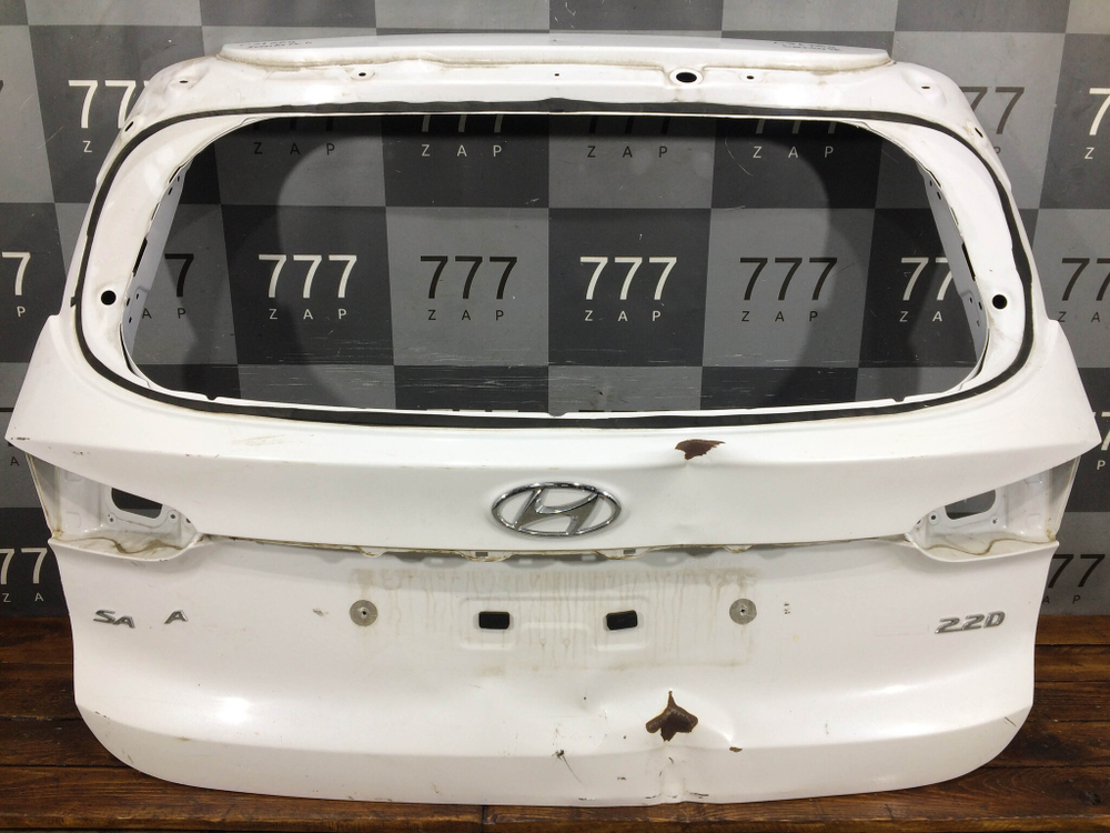 Крышка багажника Hyundai Santa Fe 4 (TM) 18-23 Б/У Оригинал 72800S1100