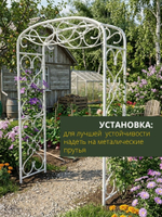 Арка садовая "Петергоф" 210х130х55 см.