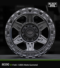 Диск колёсный литой BLACK MUD M590 R17 8,5 ЕТ0 Dark Matte Tint / Matte Gunmetal