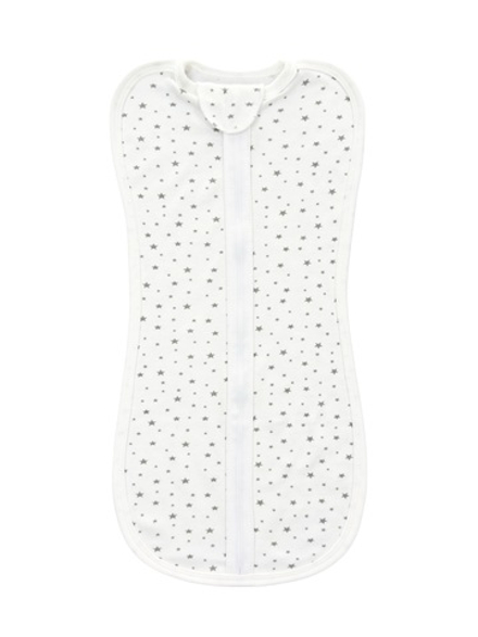 Утепленный кокон Звездочки gray