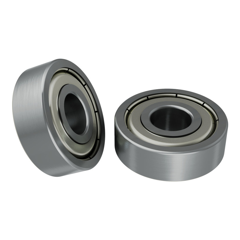 1600 Series Non-Flanged Ball Bearing (8mm ID x 22mm OD, 7mm Thickness) - 2 Pack