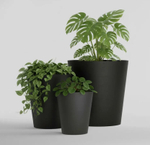 Кашпо, коллекция КОЛОР, форма КОНЕ