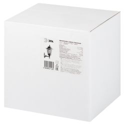 Садово-парковый светильник ЭРА НБУ 06-60-001 черный 6 гранный настенный IP44 Е27 max60Вт