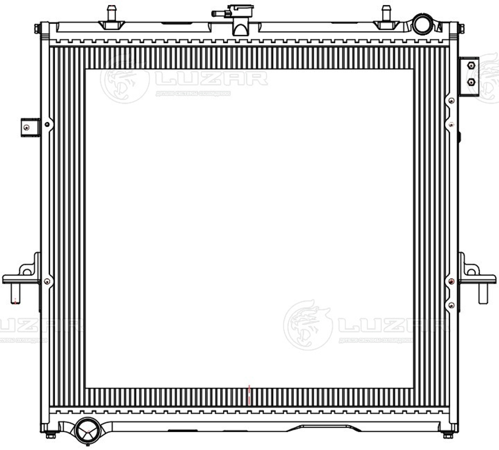 LRc 3055 -  Радиатор охлаждения для а/м TANK 500 (21-) 3.0T