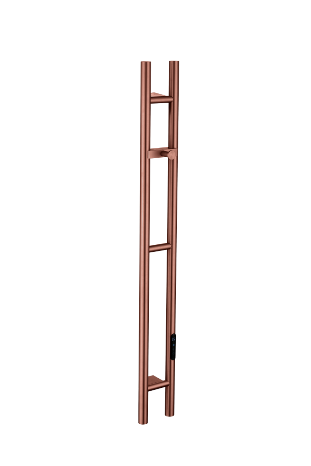 Полотенцесушитель электрический 2-трубы круглый COPPER BRUSHED