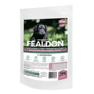 Сухой корм Fealdon Medium Junior Lamb для щенков собак средних пород, с ягненком