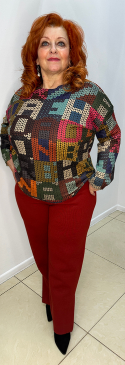 Трикотажные женские брюки