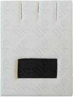 Вкладыш 08/наклонный/для серег/подвески/2 прорези/окошко для бирки/прорезь для нитки