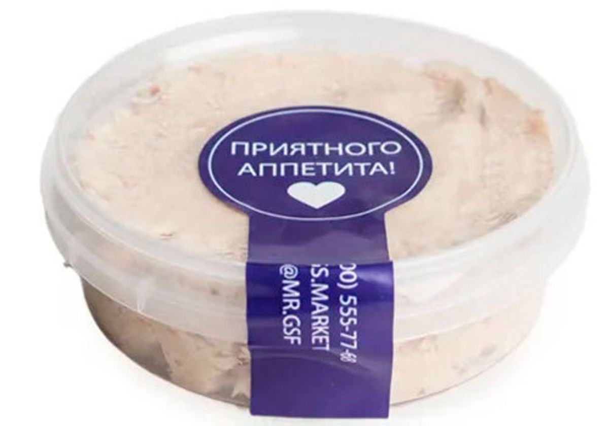 Рийет из терпуга горячего копчения, 100г